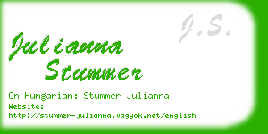 julianna stummer business card